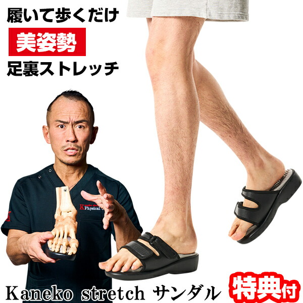 S美フット 履いて歩くだけ ながらストレッチ 美姿勢サンダル 兼子ただし wat6663.jpg