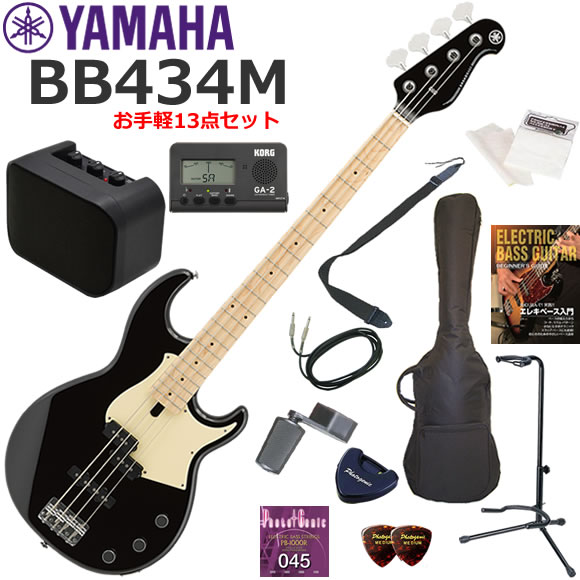 YAMAHA ヤマハ BB434M/BL エレキベース 初心者セット ミニアンプが入ったお手軽13点セット｜伊藤楽器　店