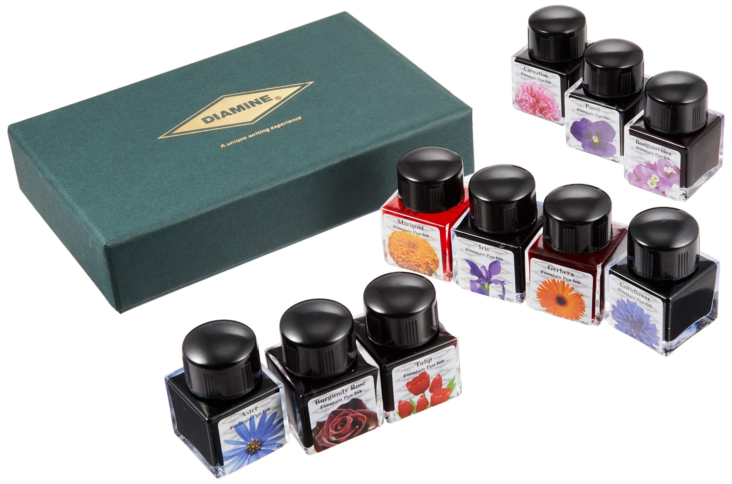 ダイアミン ボトルインク ミュージックセット 10色入 30ml