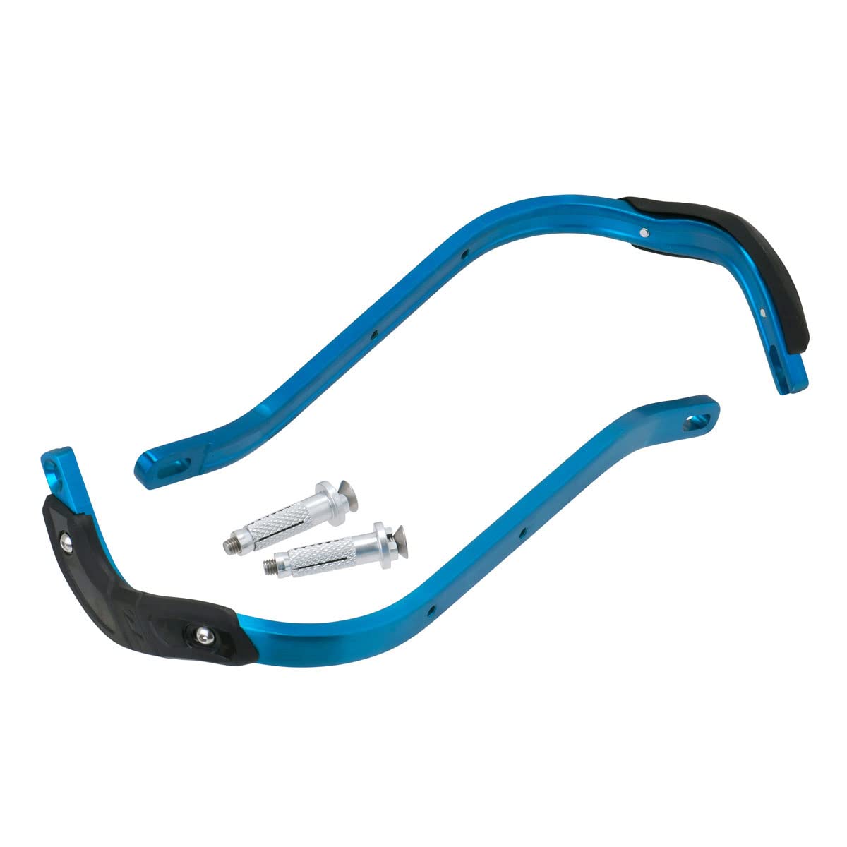 ジータレーシング(ZETA RACING) アーマーハンドガード ベンド H-ブルー 対応ハンドルバー内径(Φ13.5~16mm) 固定マウント別売り 高剛性アルミ合金 プロテクション オフロード ドアノブ握り 回転防止バーエンド ダートフリーク Dirt