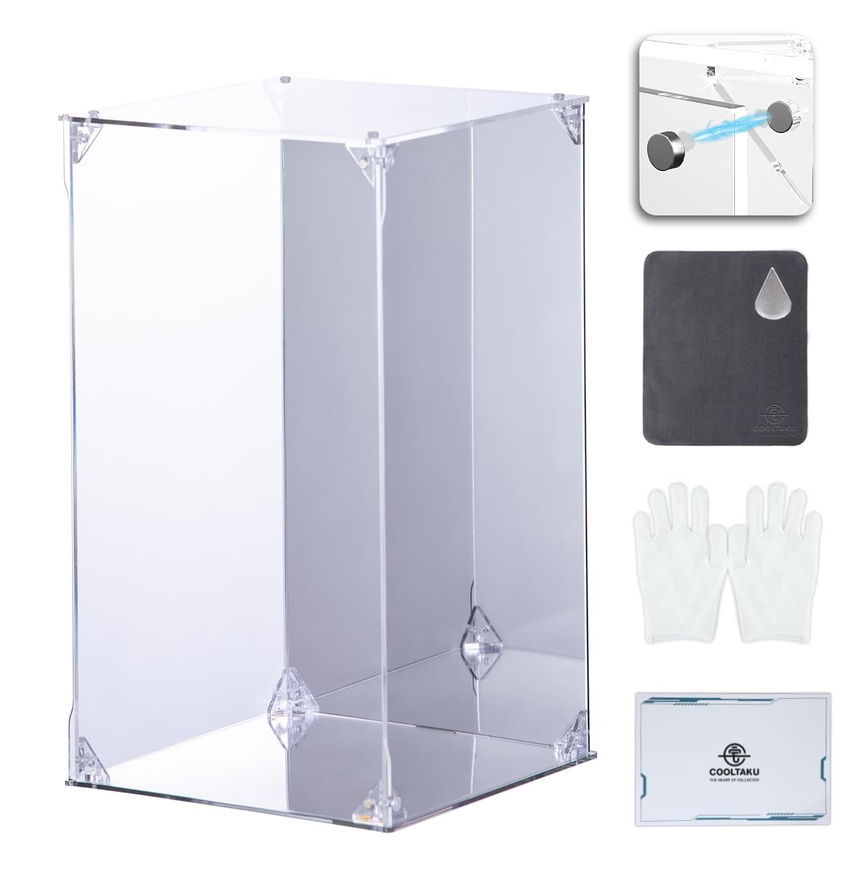 楽天市場】COOLTAKU フィギュア ケース アクリル UVカット 台座ミラー