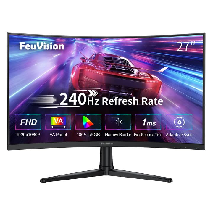 【未使用】FeuVision ゲーミングモニター Amazon.co.jp: FeuVision ゲーミングモニター 27インチ 180Hz モニター