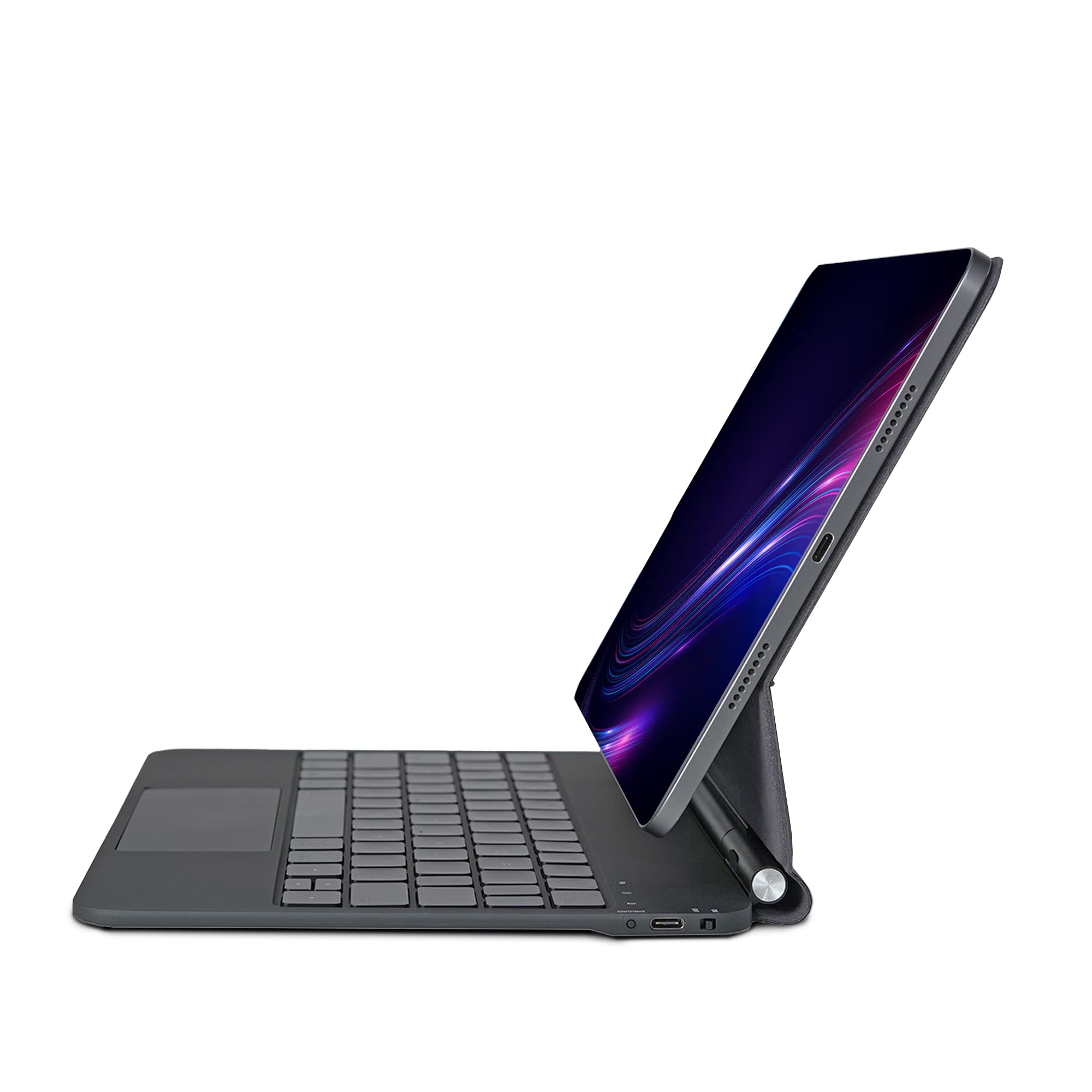 英語配列 iPad 第10世代 2022用マジックキーボード、フローティングマグネットキーボードケース、マルチタッチトラックパッド内蔵、iPad 10.9インチ第10世代対応、バックライト付き (ブラック)｜松陰屋 店