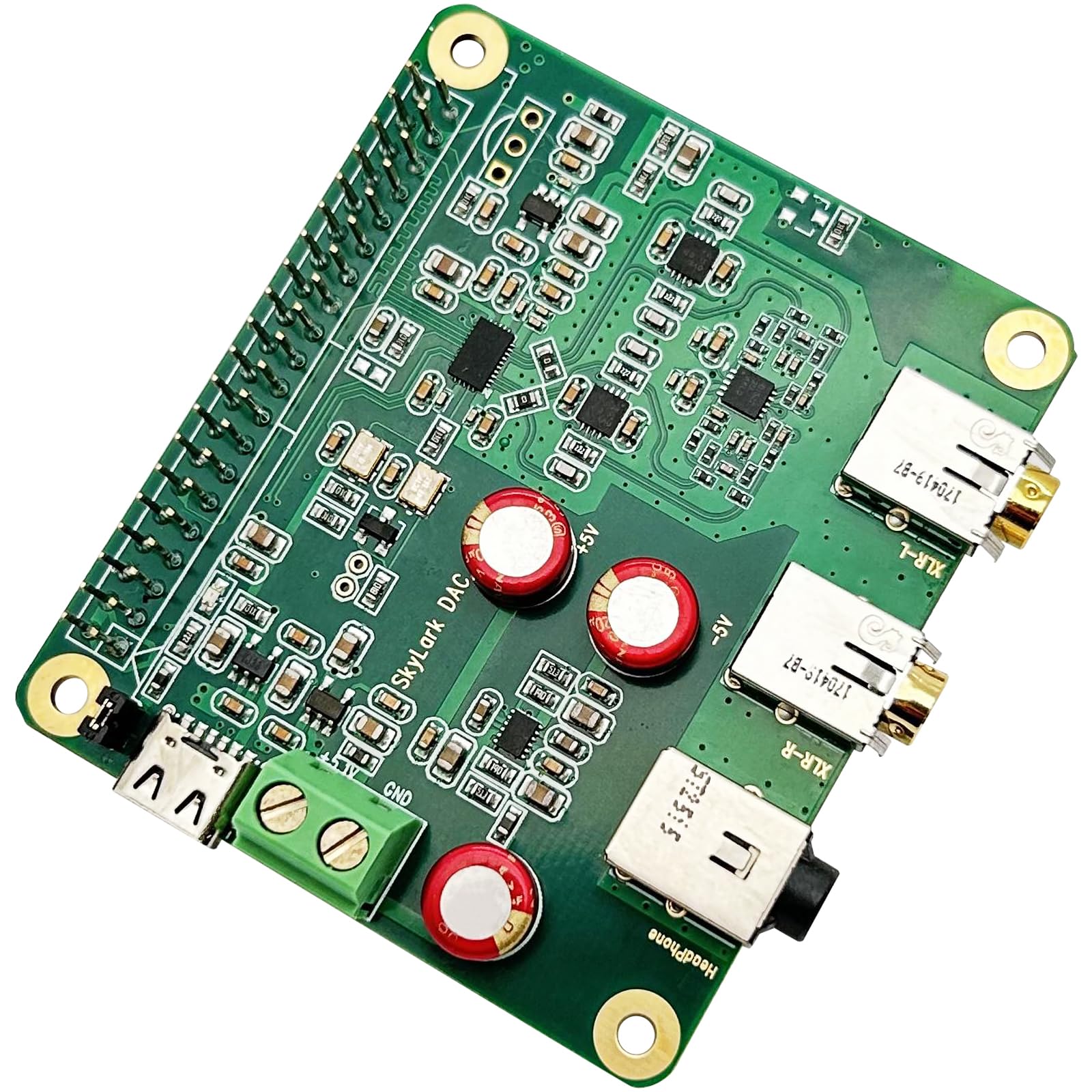 【楽天市場】Raspberry Pi HiFi DAC Pro Hat ES9038Q2M オーディオカード PCM DSD ロスレス ...