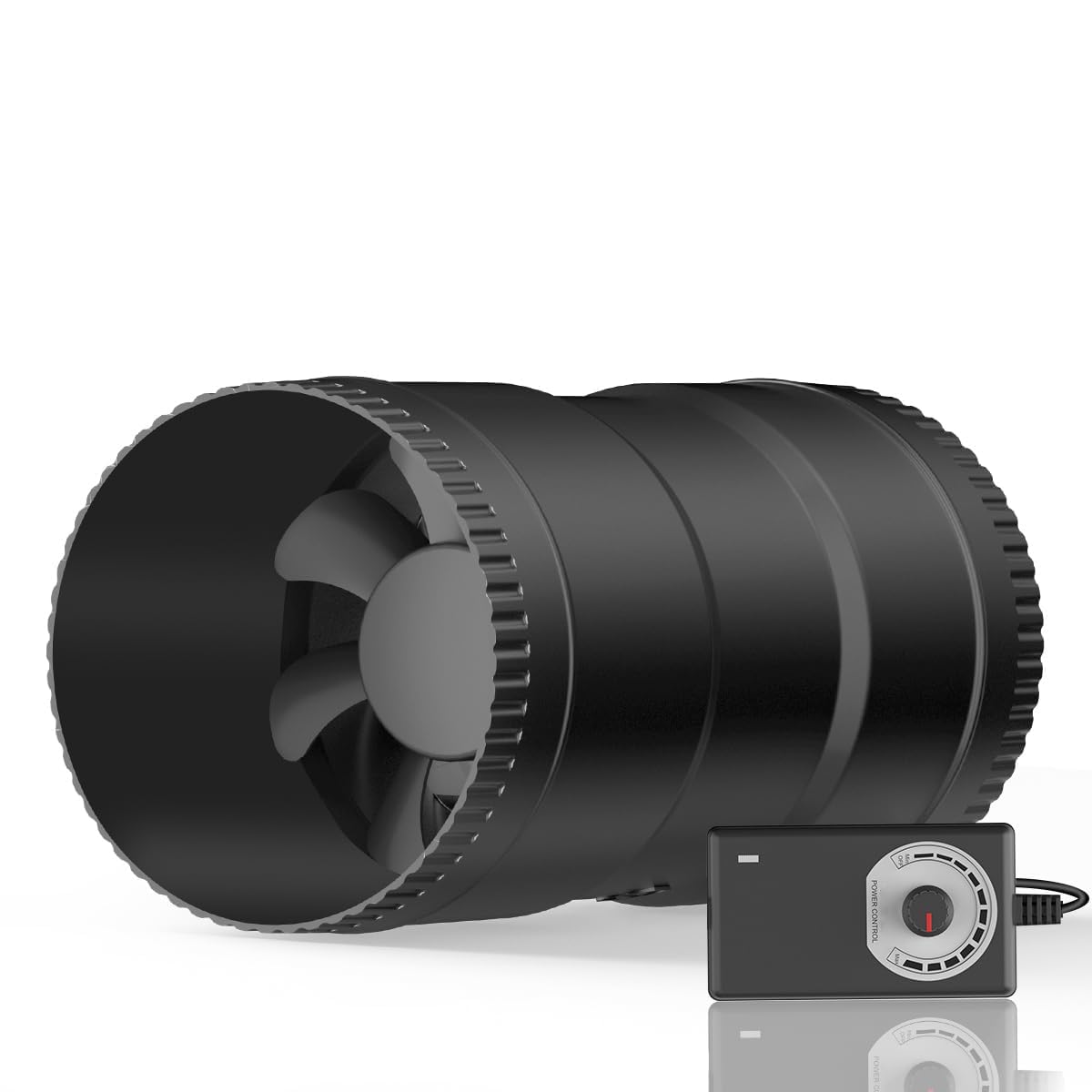 Hon&Guan ダクトファン 100mm 中間取付型【インボイス制度登録店】ダクト用 換気扇 強力 省エネ 静音 塗装ブース用 家焼肉 丸形タイプ 産業用換気扇 取扱説明書付(HI-100SD)