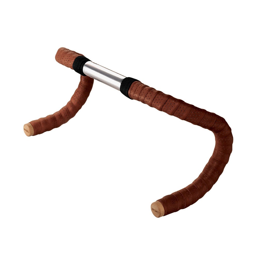 【日本正規品】 BROOKS(ブルックス) 自転車用グリップ・バーテープ [LEATHER BAR TAPE] アンティークブラウン｜松陰屋 店