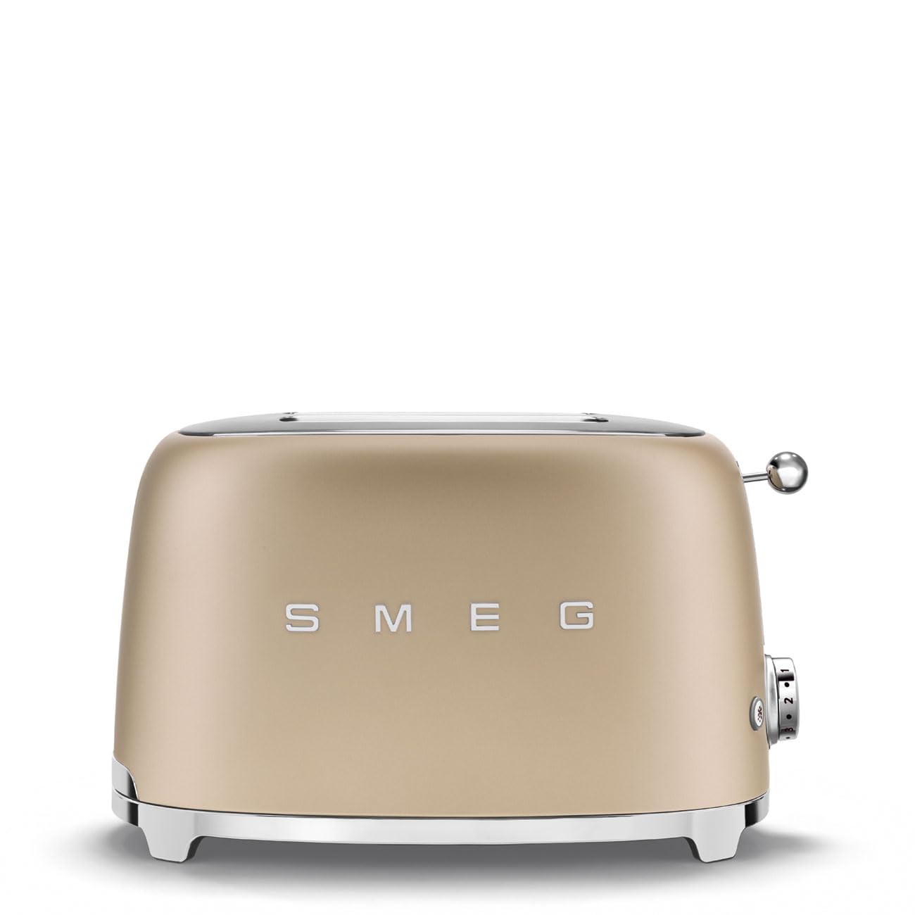 【日本正規品】SMEG スメッグ トースター（2枚焼） (シャンパンマット)