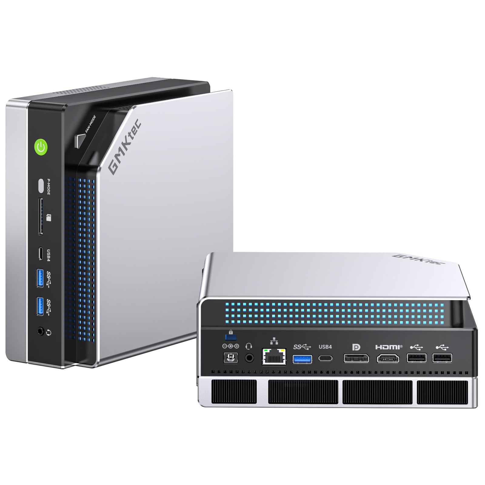 GMKtec EVO-X2 AI ミニPC AMD Ryzen AI Max+ 395、LPDDR5X 8000MHz 96GB +1TB SSD (Max.8TB) Windows 11 PRO ゲーミングPC、AMD Radeon 8060S RJ45