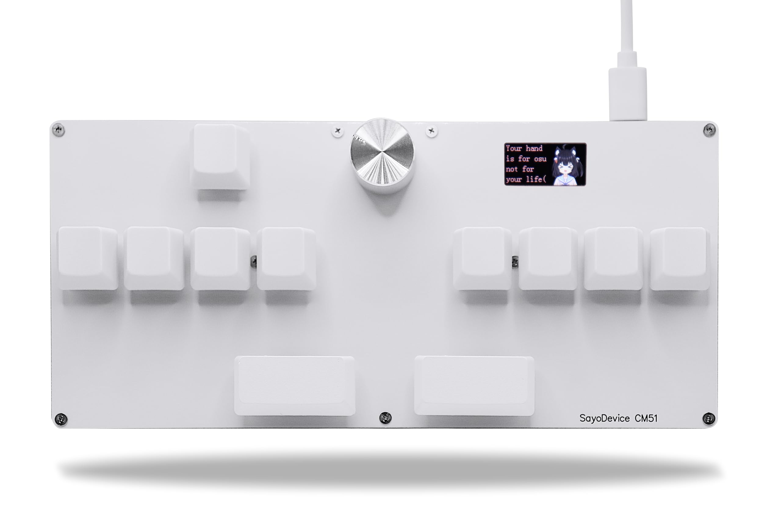 【楽天市場】BTXETUEL SayoDevice CM51 ラピッドトリガーキーボード OSU!、djmax…リズムゲーム GATERON ...
