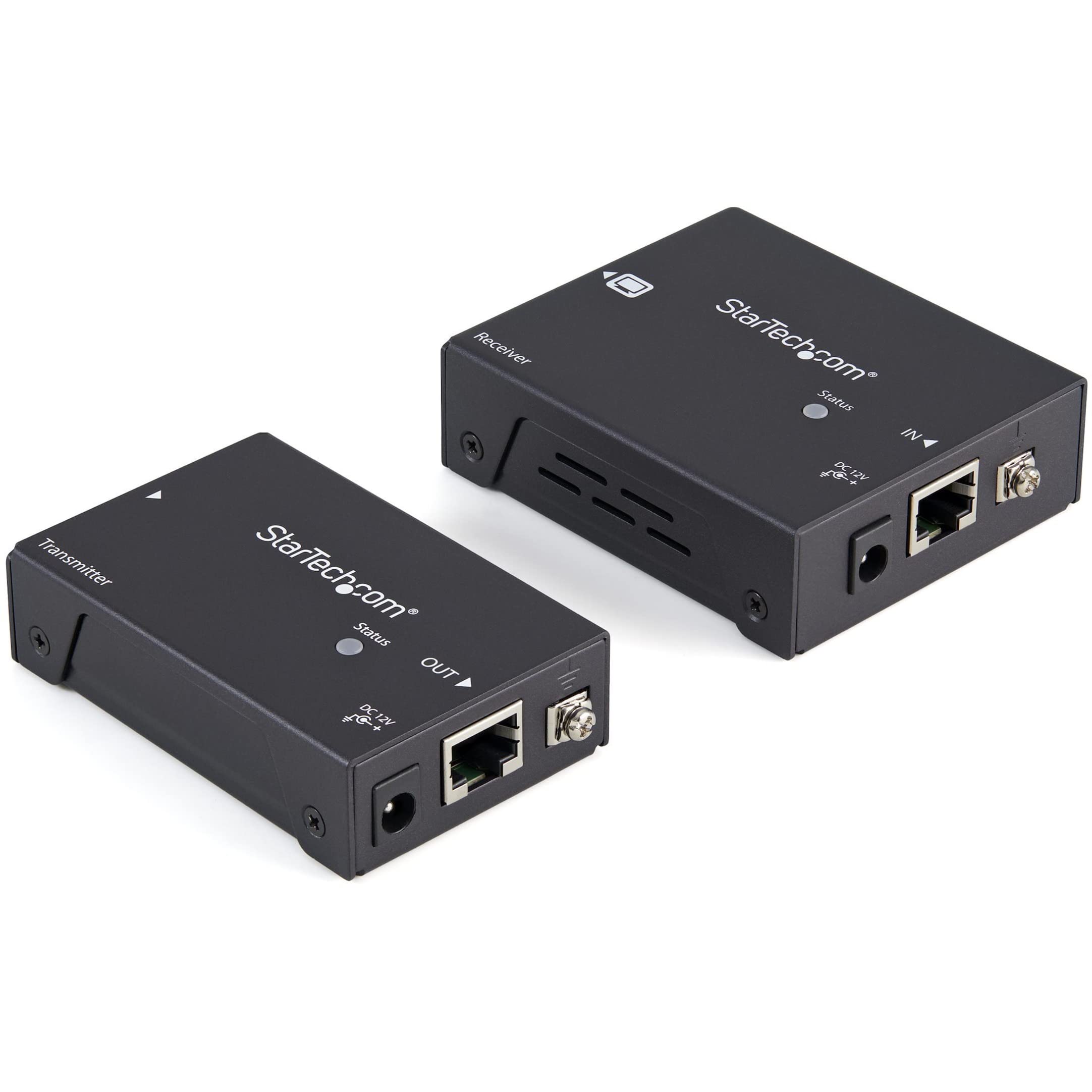 StarTech.com HDBaseT対応HDMIエクステンダー/カテゴリ5e & カテゴリ6パワーオーバーケーブル対応HDMI延長器/4K UHD解像度/最大100m ST121HDBTPW｜松陰屋 店