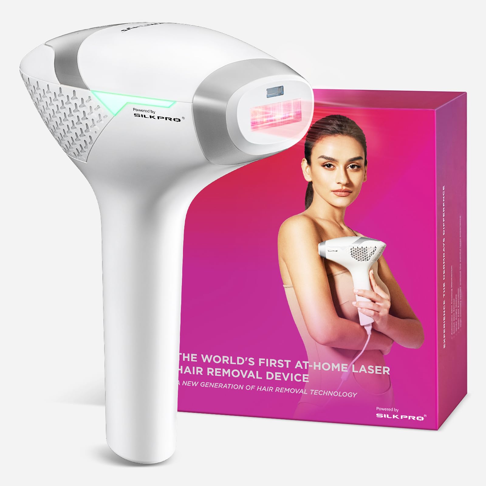 DermRays レーザー 光脱毛器 810nm 家庭用脱毛器 無制限回照射 高出力 VIO対応 全身ケア 無痛 冷感 脱毛 6段階調節 軽量 サロン級 光美容器 メンズ レディース用 説明書付き（パルス27J）