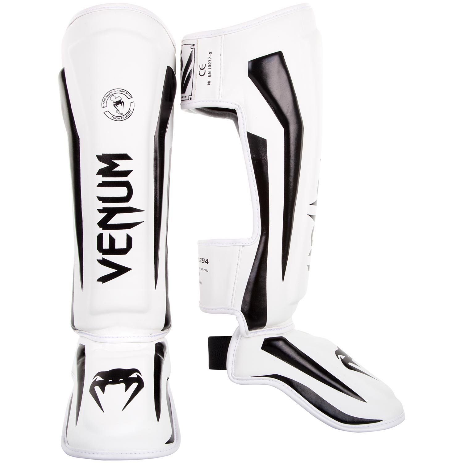 Venum Elite スタンドアップ シンガード - ホワイト/ブラック - L|松陰屋 店