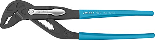 ハゼット(HAZET) ユニバーサルプライヤー 簡単調整ペンチ|堅牢ウォーターポンププライヤー 高いクランプ幅:50mm 全長260mm 【日本正規輸入品】 760-2