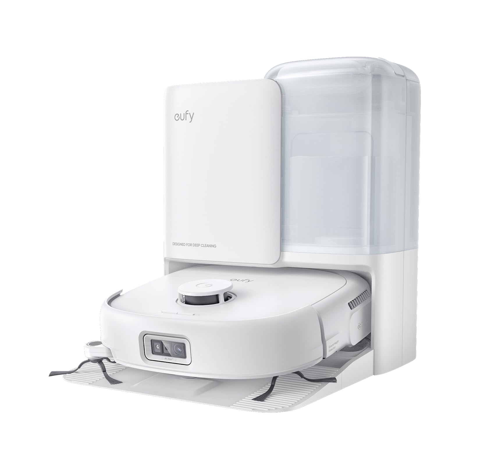 Anker Eufy (ユーフィ) Robot Vacuum Omni E25 (ロボット掃除機)【ローラーモップ/全自動クリーニングステーション/自動ゴミ収集/モップ洗浄・乾燥 / 20000Pa 吸引力/モップリフト/洗剤投入/水拭き/マッピング/AI|松陰屋 店