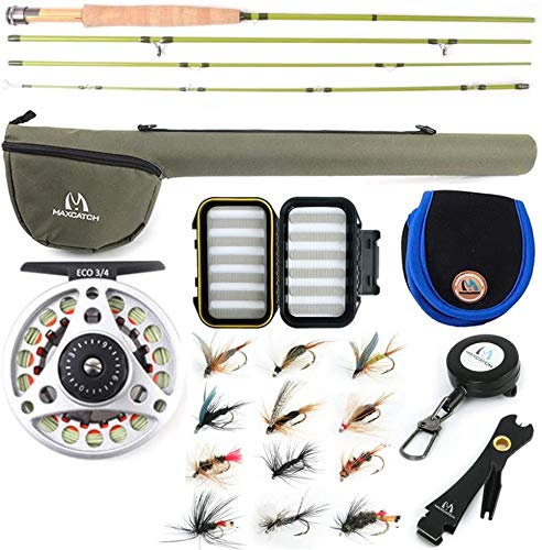M MAXIMUMCATCH Maxcatch Ultra-lite 山岳渓流用フライロッド 1/2/3ウェイト カーボンロッド フライフィッシングために設計された（6'6\