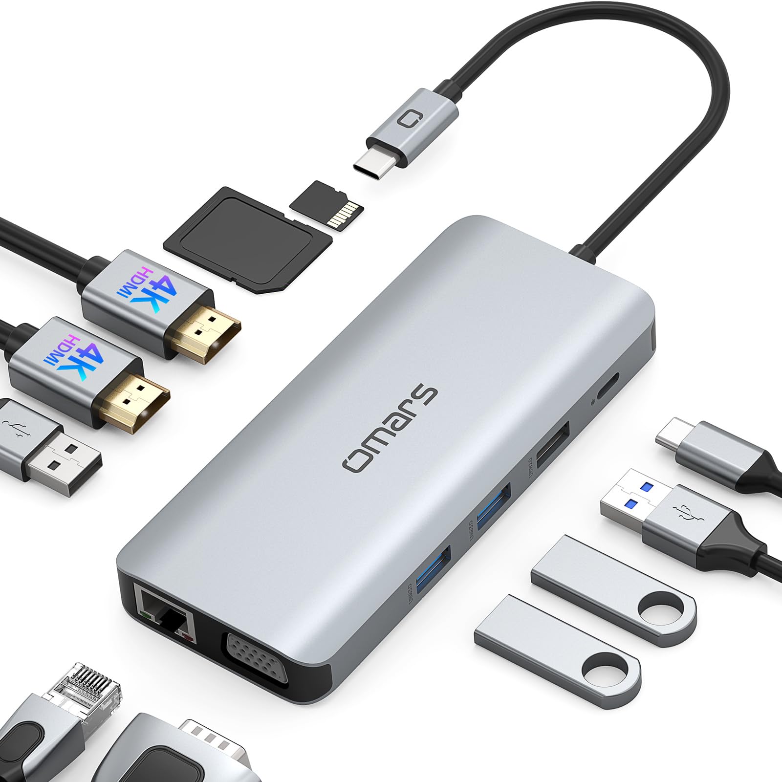 USB-C マルチ MXハブ 10-in-1 4K HDMI, USB-C PD Satechi USB-C マルチ MXハブ 10-in-1 4K HDMIをレビュー！2つの
