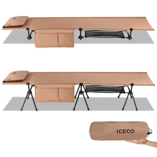 ICECO キャンプコット 2WAY 1000D 耐荷重180KG Amazon.co.jp: Upgrade ICECO キャンプコット 2WAY 1000D 耐荷重