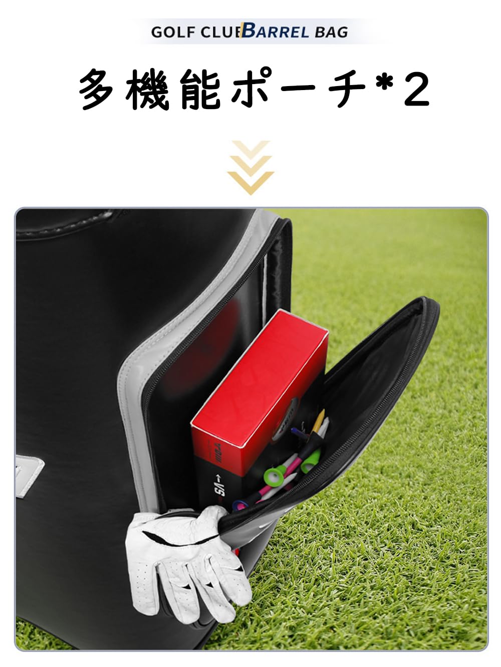 FMAFNLY ゴルフクラブケース ゴルフクラブスタンド 室内外 クラブケース 30本用 組み立て不要 収納 セルフスタンド 大容量 スタンド式 パターゴルフ ブラック｜松陰屋 店 16,289円