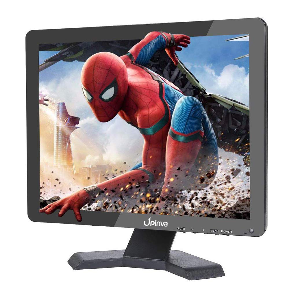Upinva 17インチ 多機能モニター 1280x1024 TFT PC 液晶ディスプレイ 監視モニター CCTVカメラ HDMI HDモニターカラースクリーンBNC / VGA / AV / HDMI / USBイヤホン出力 内蔵スピーカー付 日本語が|松陰屋 店