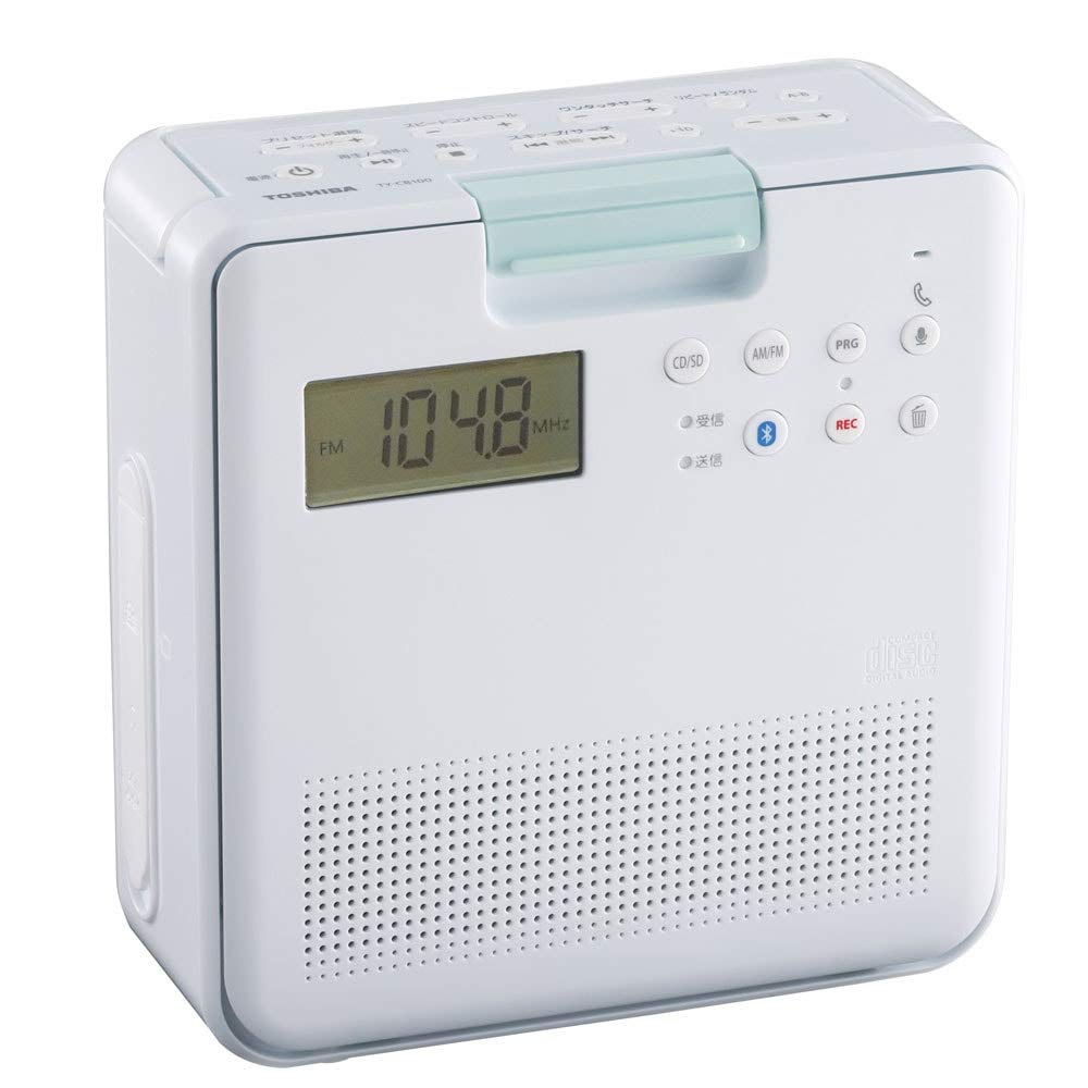 東芝 防水CDラジオ（ホワイト）TOSHIBA TY-CB100-W 7,658円