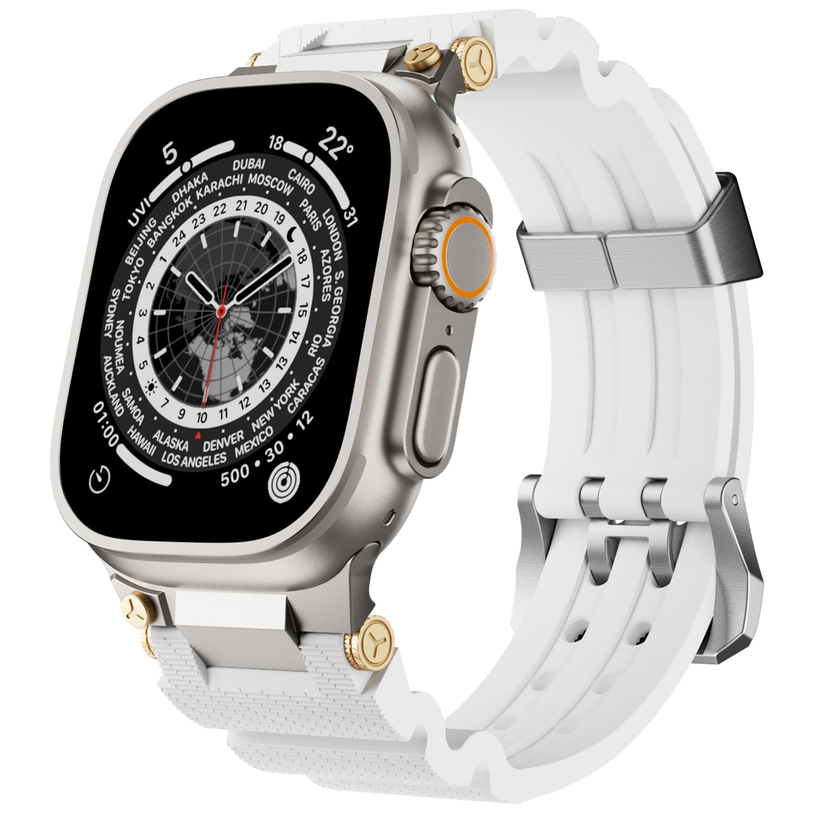 BinGeLi コンパチブル アップルウォッチ バンド 49mm 46mm 45mm 44mm 42mm Apple Watch バンド スポーツ シリコーン 交換用 ベルト 耐衝撃 防水 防汗メンズ Watch Ultra3/2/1 Series 11