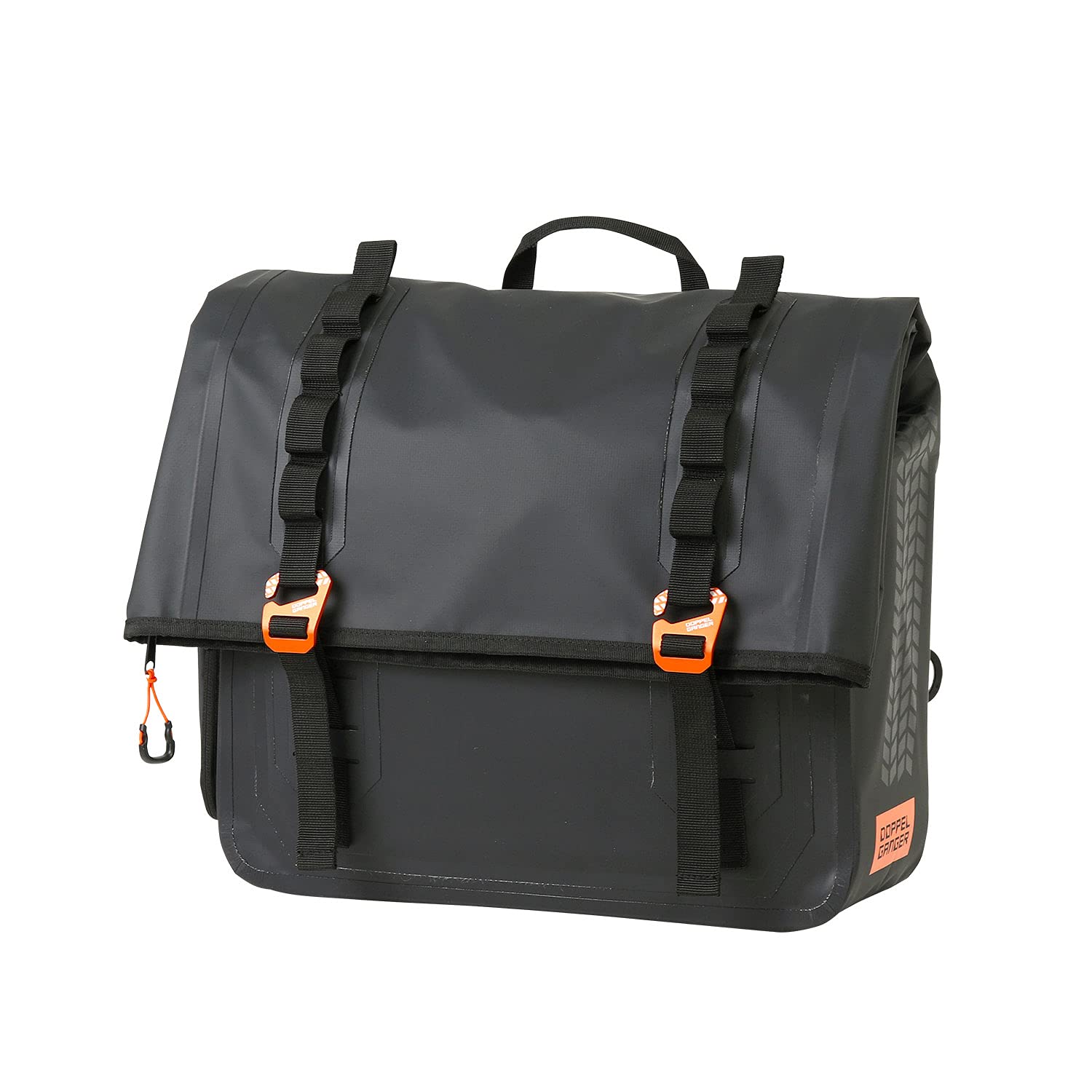 [DOPPELGANGER] サイドバッグ ターポリンサドルバッグ WP DBT606-BK ブラック