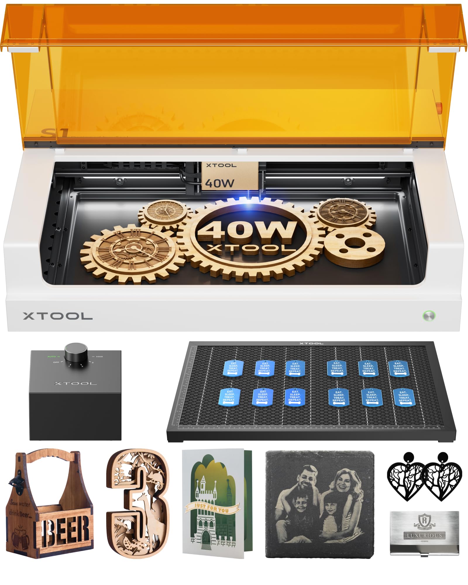 楽天市場】xTool S1 20W レーザー彫刻機 エアアシストとハニカム