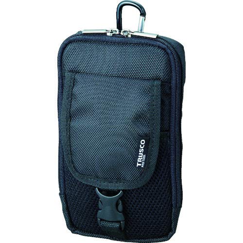 TRUSCO(トラスコ) コンパクトツールケース ツーポケット ブラック TCTC1601-BK &times; 20個 【ケース販売】｜松陰屋 店