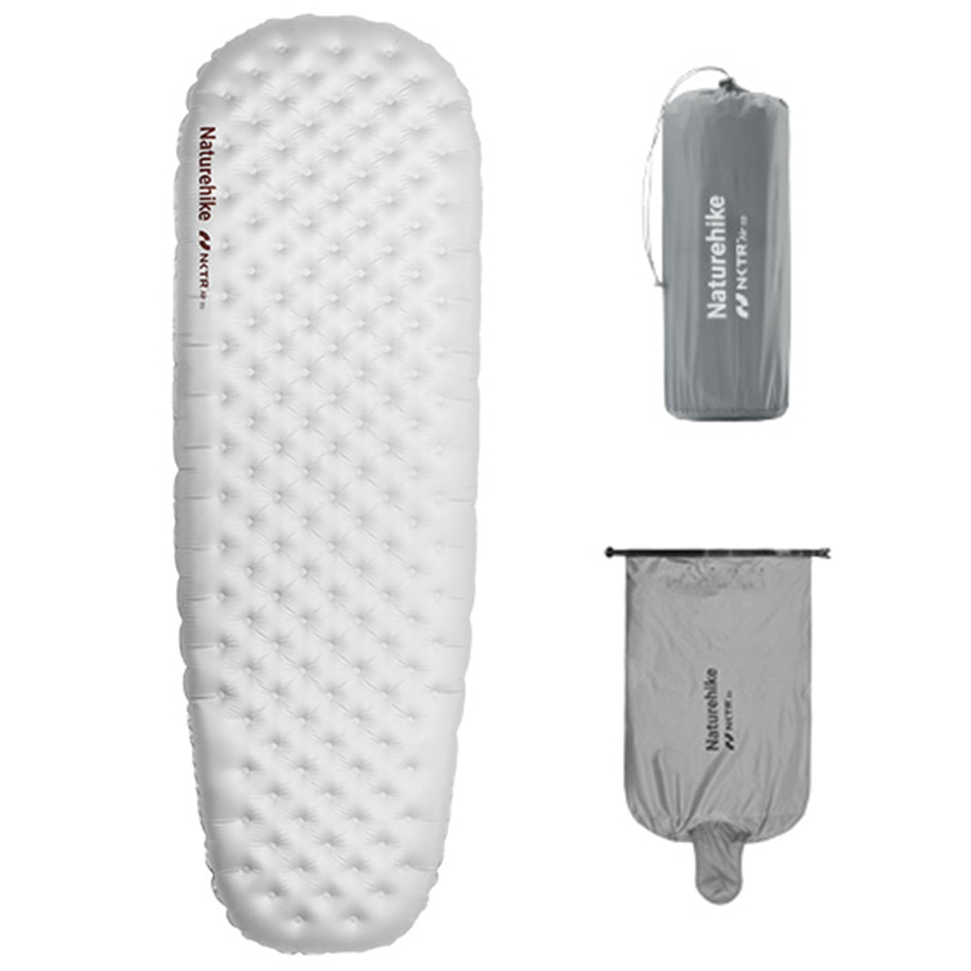 Naturehike エアーマット SGS認証 R3.2~8.8 約500g超軽量 厚手8~12cm -30℃以上対応 コンパクト 八層保温 ミイラ連結可能 インフレータブルパッド 防水 快適 アウトドア ツーリング キャンプマット 車中泊 エアーベッド