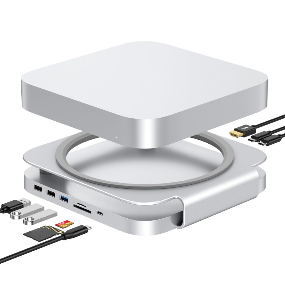 楽天市場】Mac mini ドッキングステーション Type C 10in2 シルバー