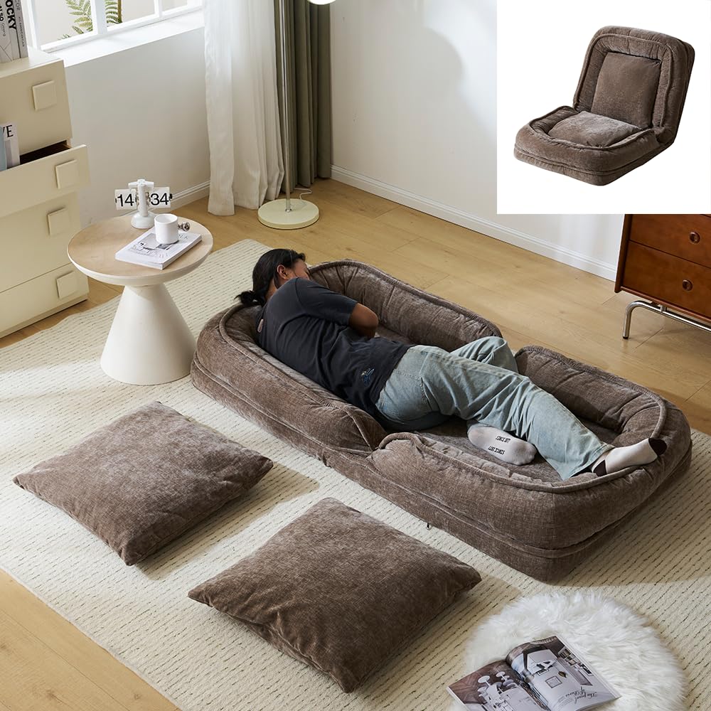 オーエスジェイ(OSJ) ソファーベッド ソファー ローソファー sofa bed 奥行き170 6段リクライニング可能 クッション付き コンパクトベッド 耐摩耗 人間工学 ソファ 小型 疲れない