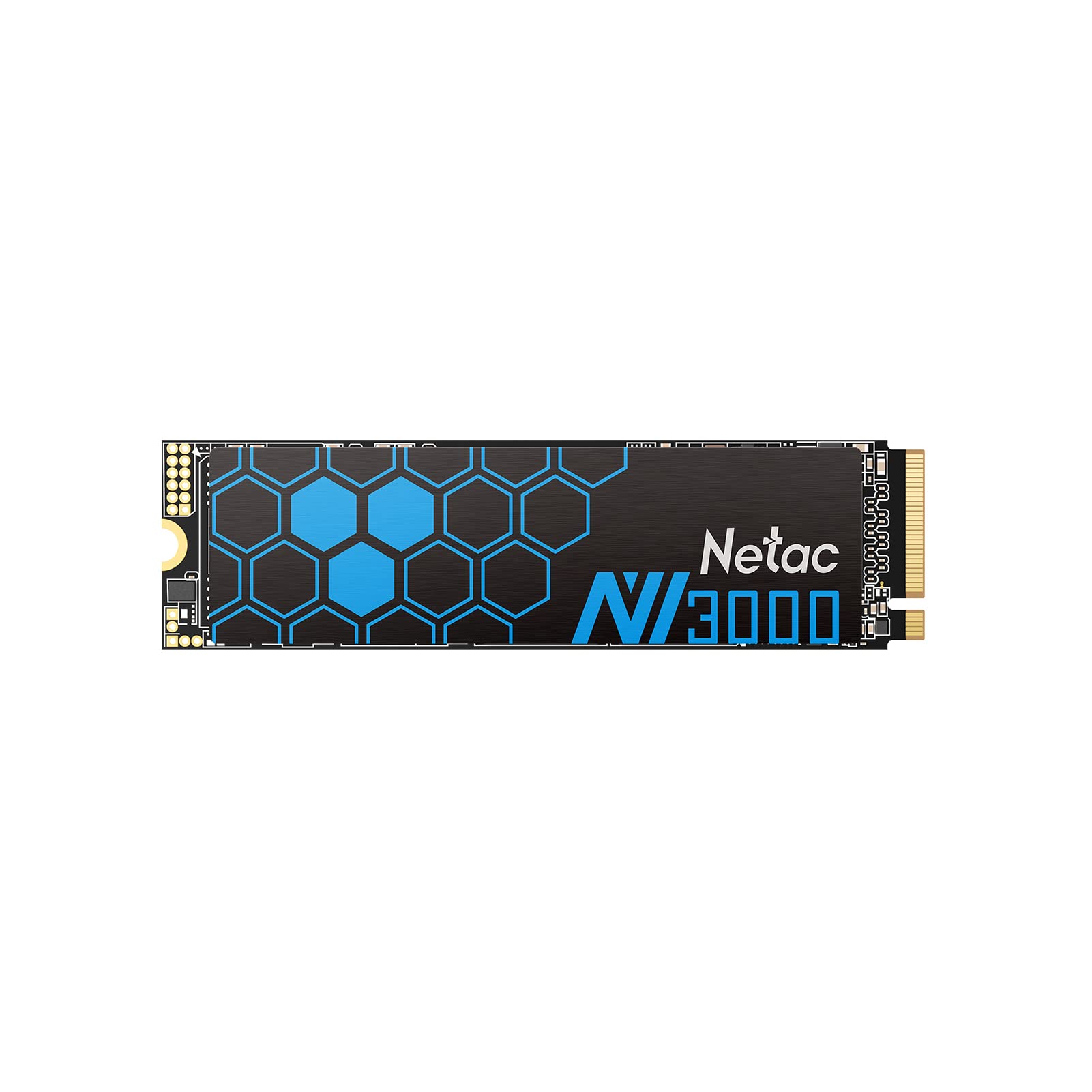 Netac NV3000 SSD M.2 1TB NVME1.4 3100MB/秒超高速 ヒートシンク付き 3D NAND採用 TBW300TB 内蔵SSD PCIe Gen3.0x4 静音 低消費電力 耐衝撃性 メーカー5年保証