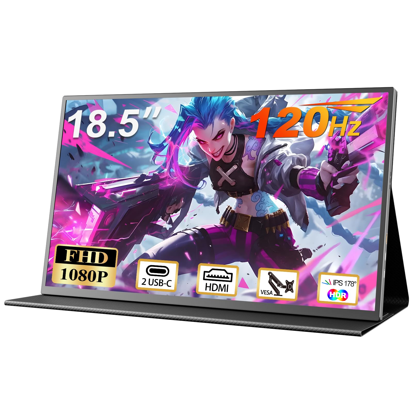 楽天市場】Cuviewモバイルモニター4K18.4インチ大画面