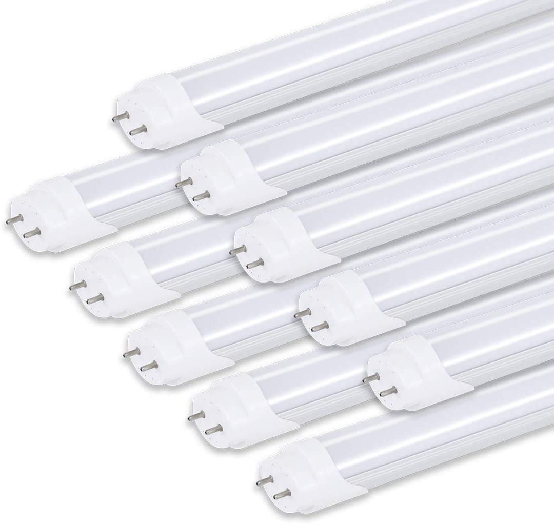 Worthy Lighting led蛍光灯 20w形 直管 蛍光灯 led 蛍光管 グロー式工事不要 高輝度1000lm 昼光色(6000K-6500K) 58cm G13 t8 20W型 【10本入り】