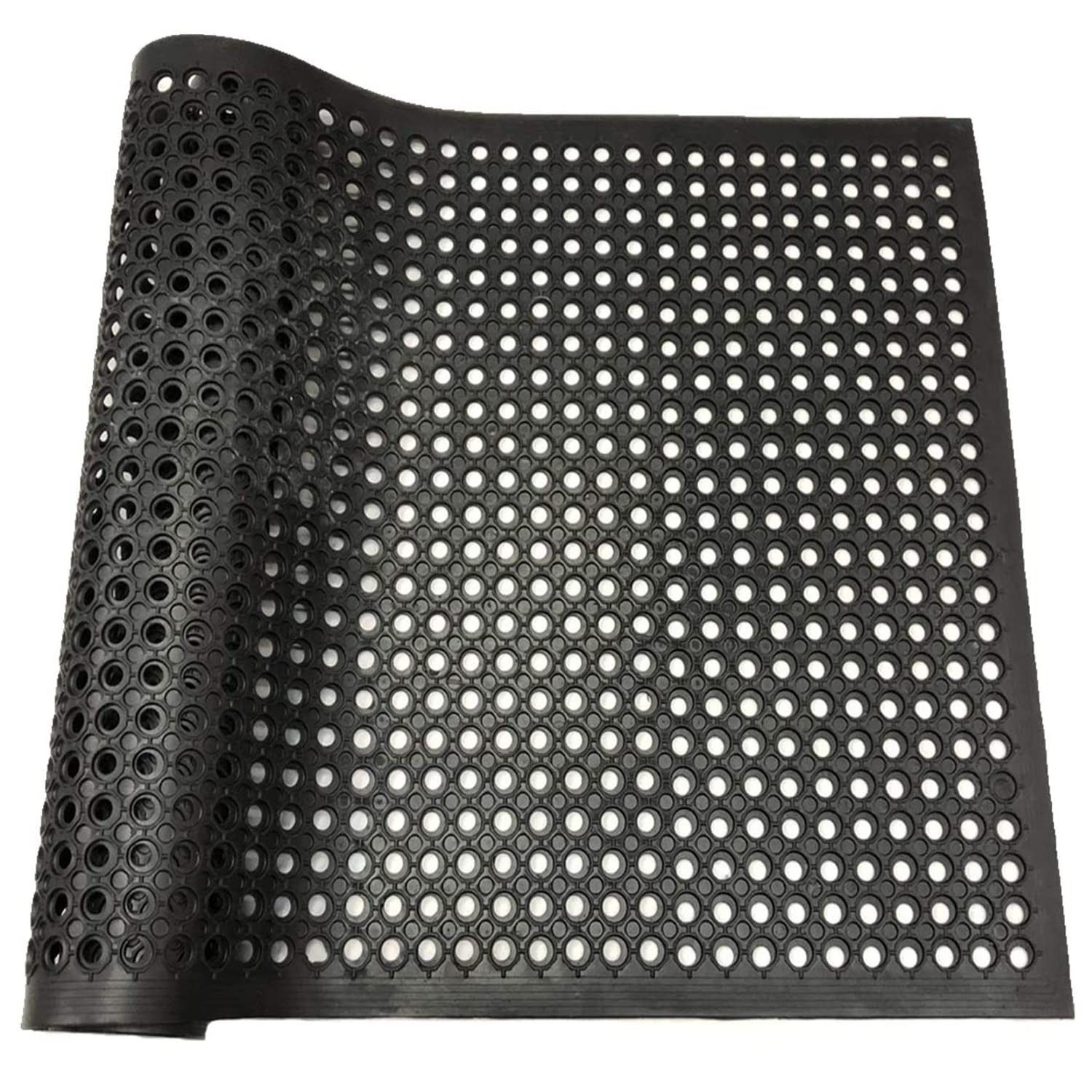 mylystar 有孔ゴムマット 90x210cm 穴あきラバー 玄関マット プール排水フロアマット カット可能 滑り止め業務用｜松陰屋 店 7,235円