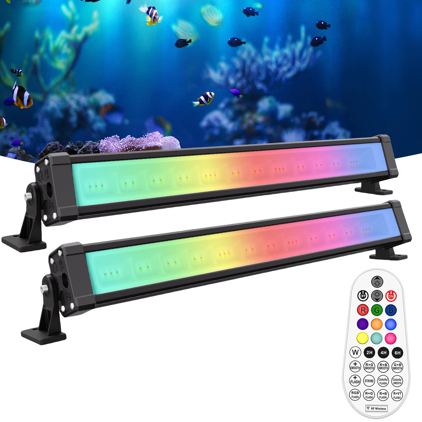 屋外 ウォールランプ 防水 防塵 リモコン付き RGB投光器 LED ライト RGB投光器 LED ライト 屋外 ウォールランプ 防水 防塵 リモコン付き