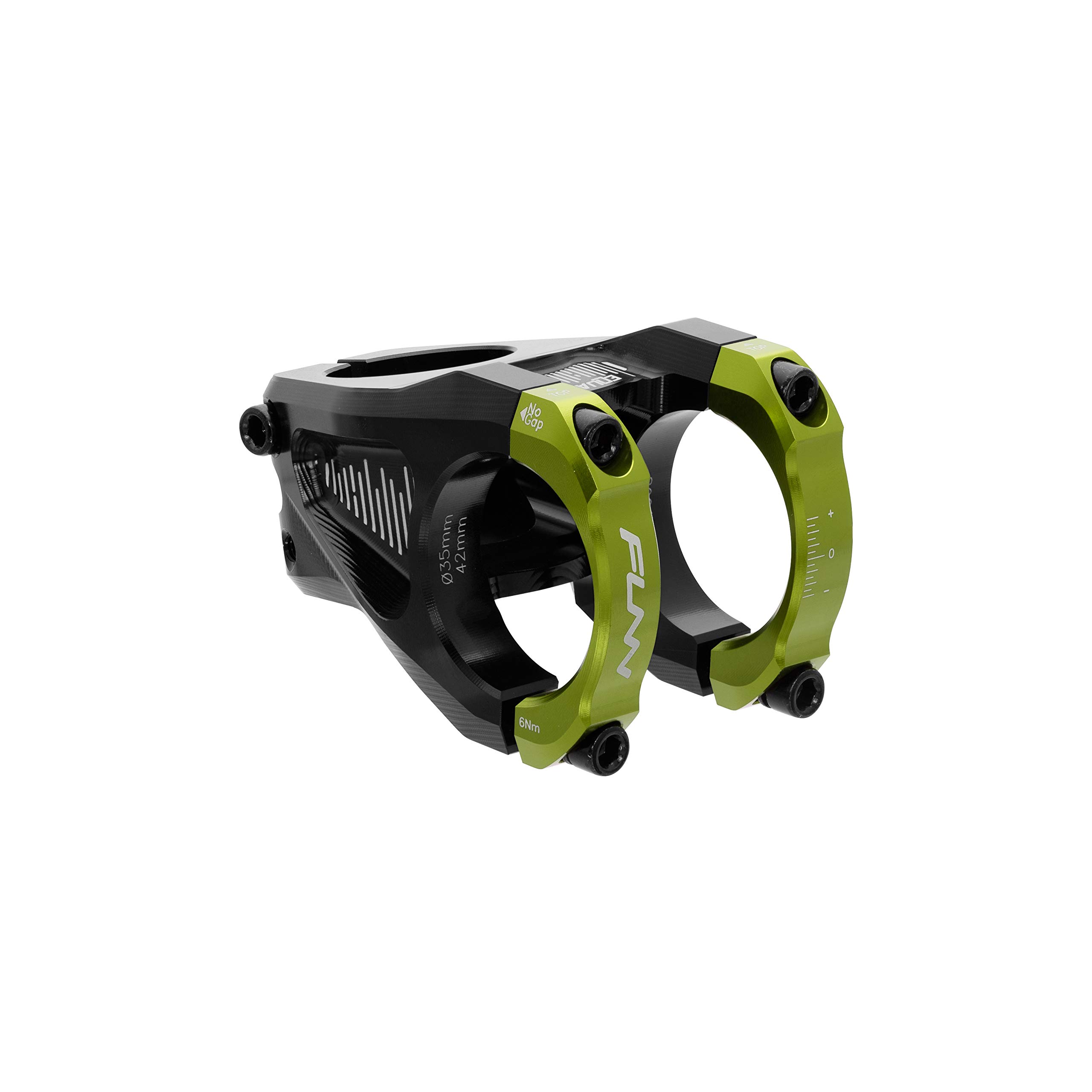 Funn イコライザ（Equalizer） MTB ステム 35 mm × 長さ 42mm ステム - クランプ直径：35mm - マウンテンバイク BMX 自転車 に適用 バイク ハンドル ステム (グリーン)