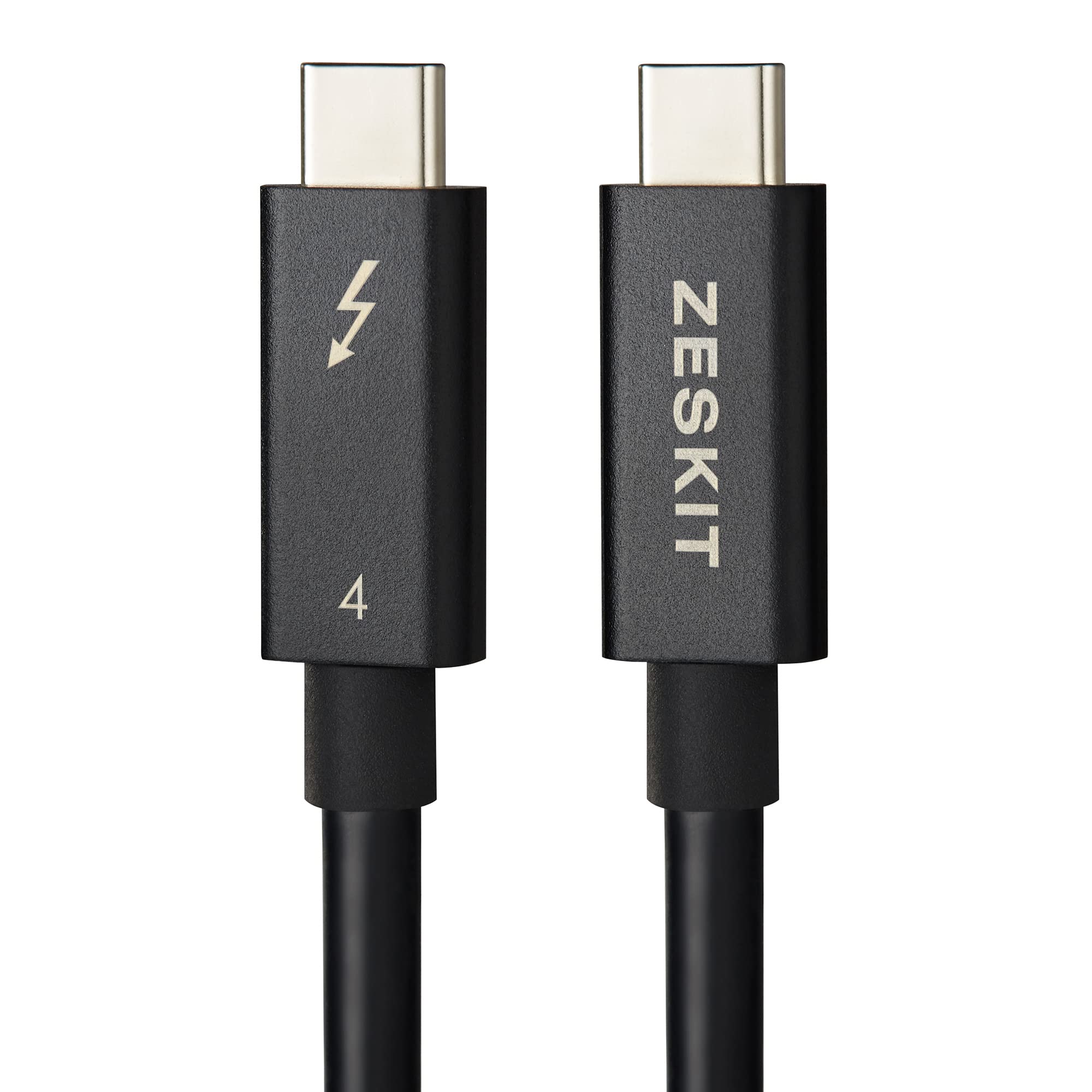 Zeskit忍者シリーズ (Intel認証) Thunderbolt 4ケーブル 40Gbps 100W アクティブ 1.5m USB4 USB3対応