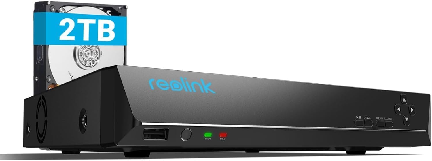 楽天市場】Reolink 4K 防犯録画機 8チャンネル PoE有線 NVR 2TB HDD