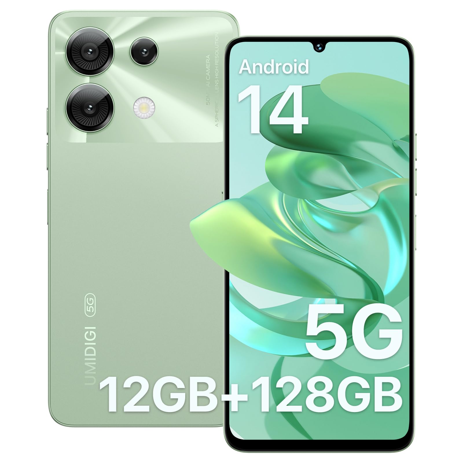 UMIDIGI G9 5G スマホ Android 14 simフリー スマホ 本体 12GB+128GB/1TB拡張 6.75インチ大画面 5G対応 スマートフォン 90HZリフレッシュレート|50MPカメラ|5000mAhバッテリー|指紋認証|顔認証| 20,000円
