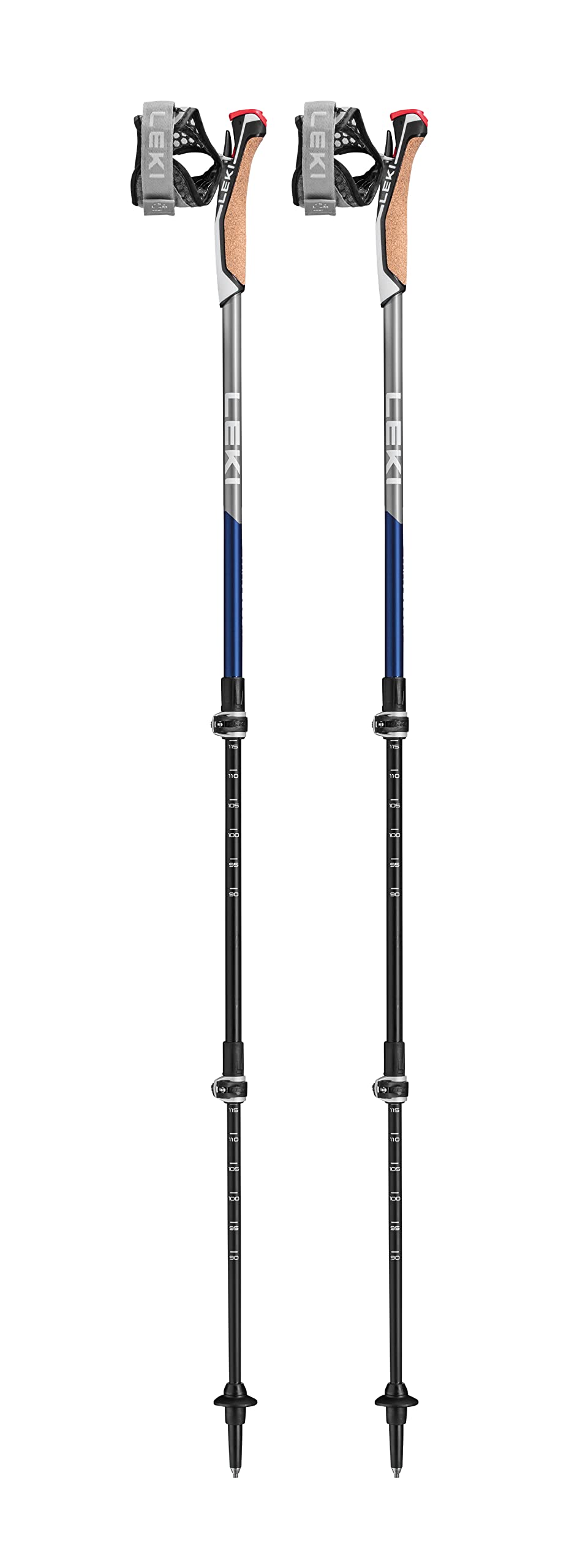 レキ(LEKI) アウトドア 登山 ノルディックウォーキング ポール トラベラー カーボン ネイビー(670) 1300475
