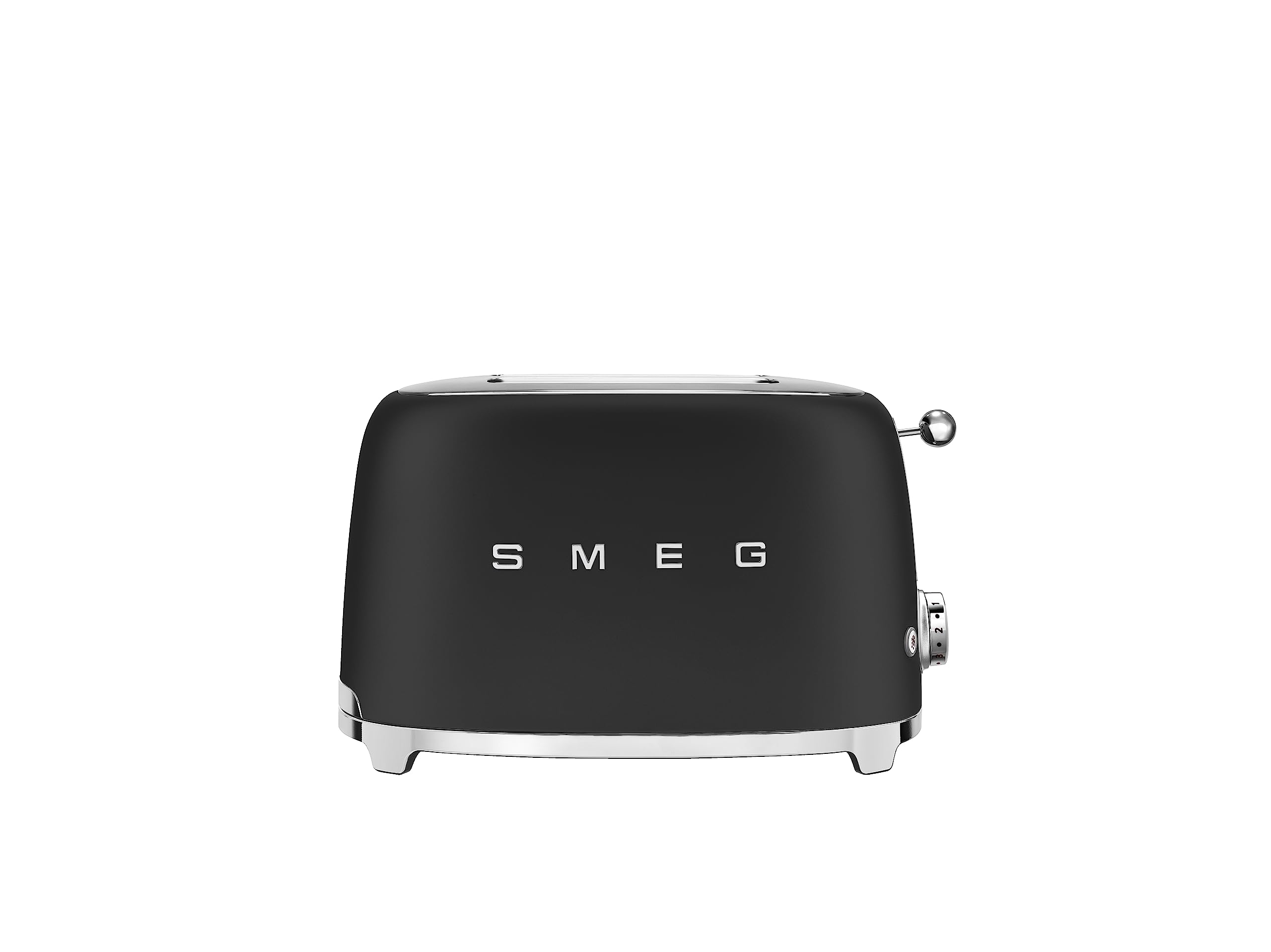 【日本正規品】SMEG スメッグ トースター（2枚焼） (マットブラック)