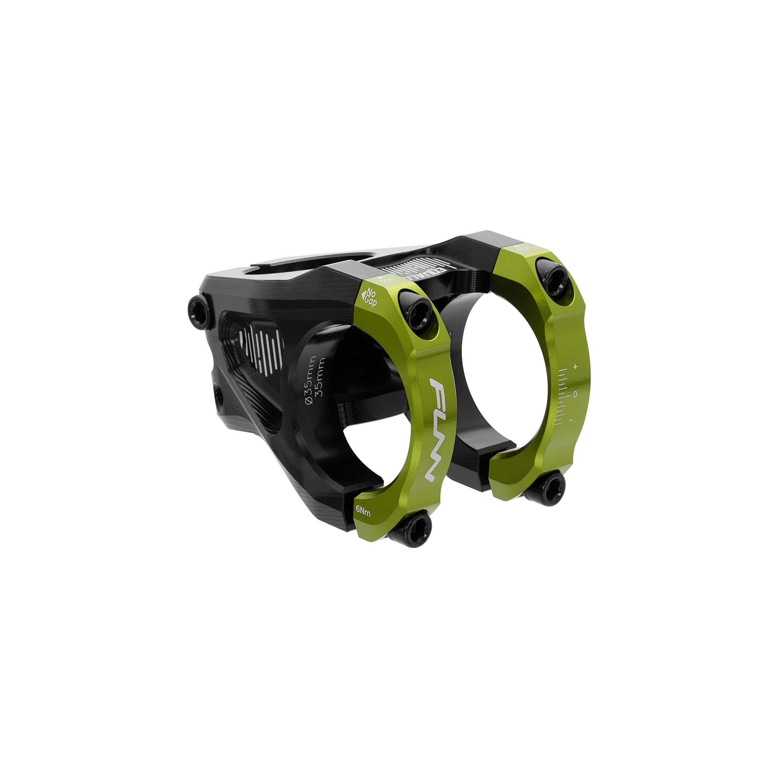Funn イコライザ（Equalizer） MTB ステム 35 mm &times; 長さ 35mm ステム - クランプ直径：35mm - マウンテンバイク BMX 自転車 に適用 バイク ハンドル ステム (グリーン)｜松陰屋 店