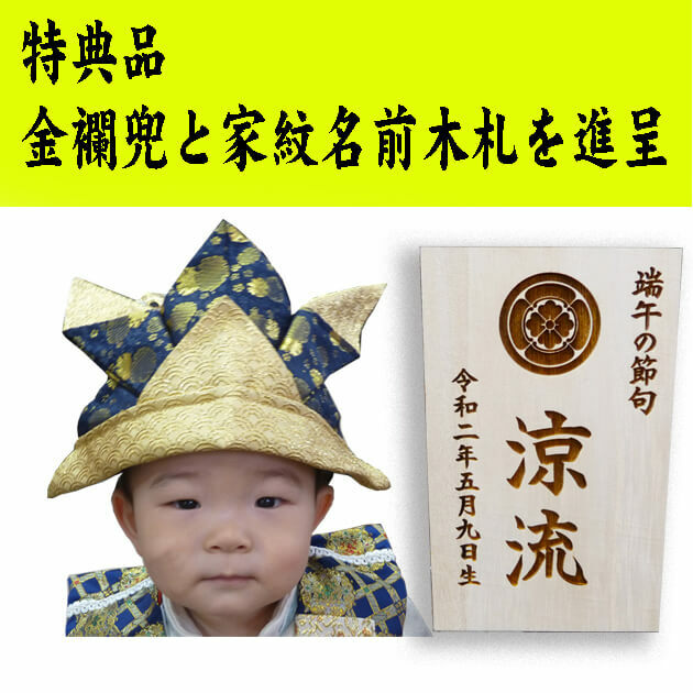 五月人形 幸一光 大地 大将飾り 子供大将 鎧着 若大将 コンパクト