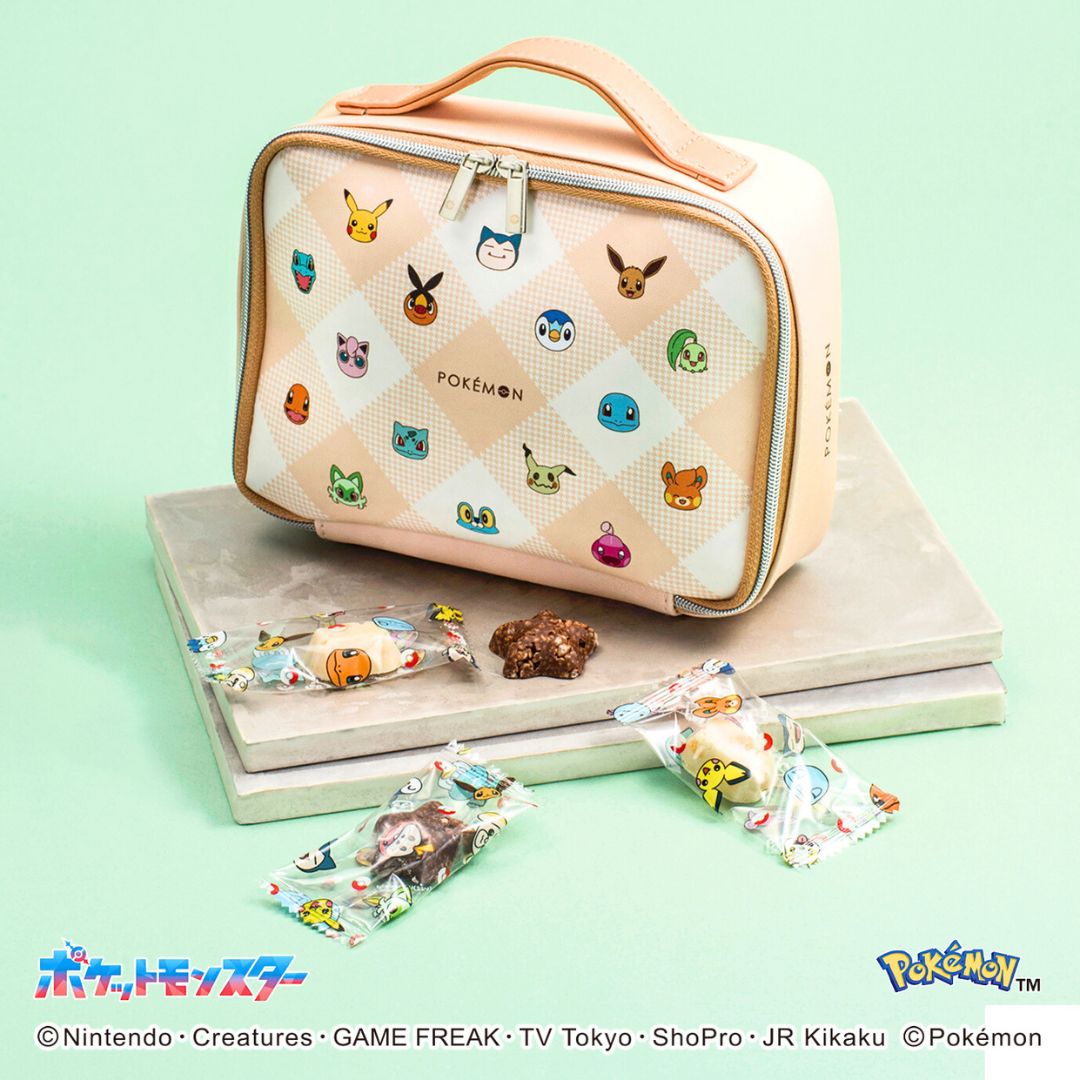 【1/19(月)再入荷!!】 バレンタイン チョコ 2026 チョコレート ポケモン 松風屋 【PV-7】 お菓子 ギフト 贈り物 プレゼント スイーツ スイーツ＆バニティポーチ（ポケモン）【VT】画像