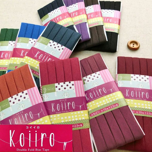 楽天市場】ワイド18＊バイアステープ【両折18mm幅】2．5m巻