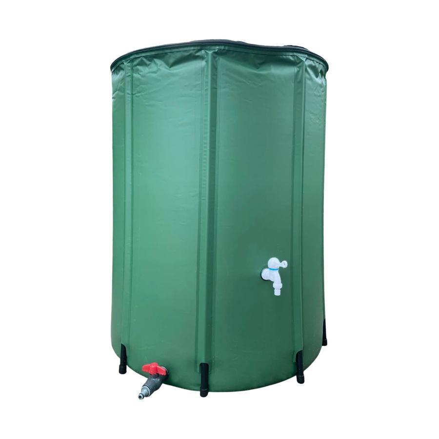 降雨貯蔵タンク 集水器貯水貯蔵タンク折りたたみ式降雨貯蔵タンク 身寄り用貯水容れもの 集水容れもの 降雨を集める 降雨取りあつめる井戸釣瓶 水を貯める 水道の栓付き添い人 大容