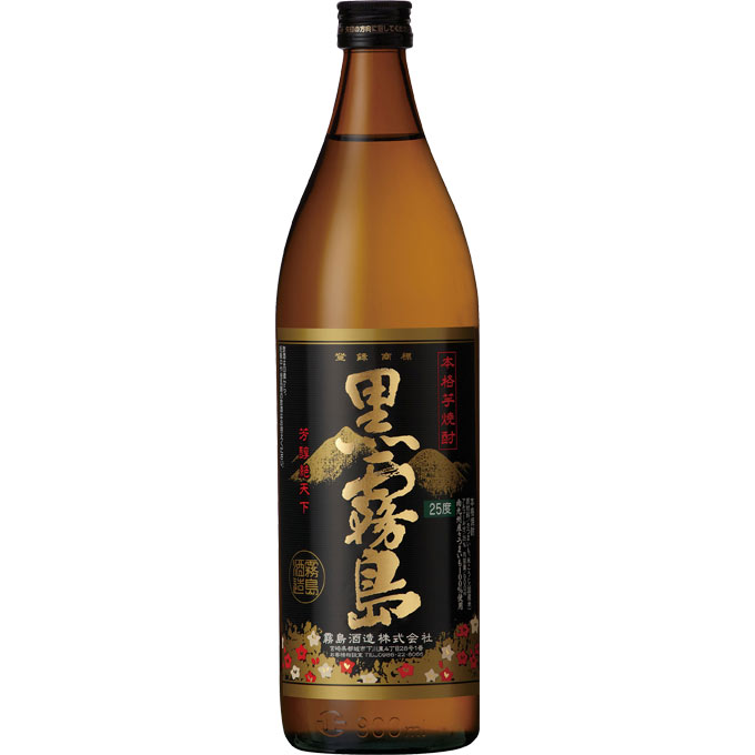 黒霧島　25パーセント　6本 黒霧島 8/1限定P3倍 芋焼酎 焼酎 25度 1800mlパック 6本 送料