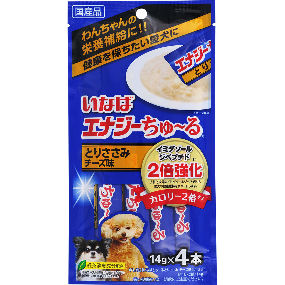 楽天市場 セット販売 いなば 犬用 エナジーちゅ る とりささみ 14g 4本 6コ ちゅーる わんにゃんstyle