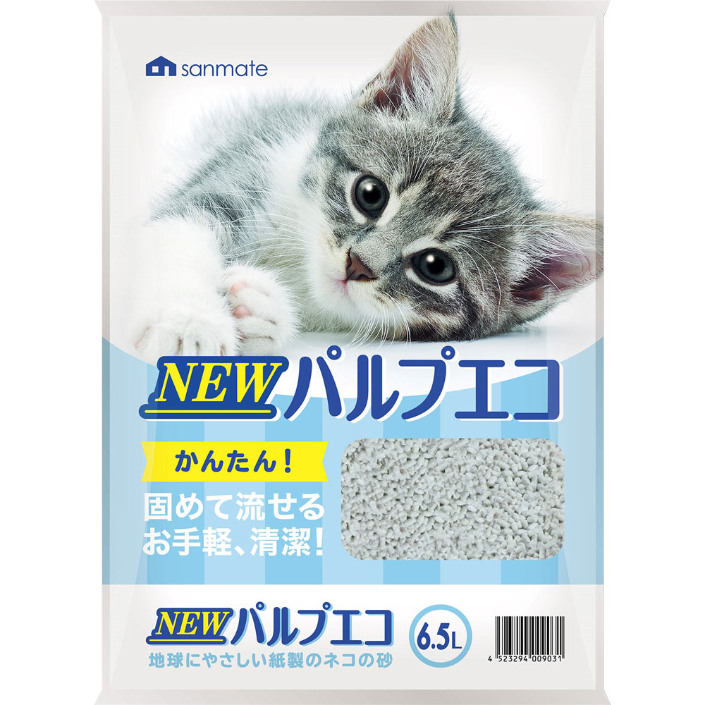 楽天市場 送料無料 猫砂 ｎｅｗパルプエコ 6 5l 7個 1ケース サンメイト 猫砂 猫用品 猫 ネコ 送料無料 猫の砂 ペット用品 インスタ映え 可愛い 安い 人気 トイレ雑貨 ネコ ペット用 猫用 紙 ねこすな ペットスタジオ